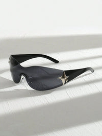 Single Star Black Frame Black Gray Film