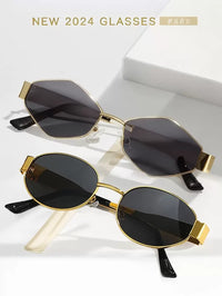Diamond-shaped Gold-grey + Round Gold-grey
