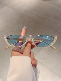 C6 Transparent Yellow Frame Blue Film, Rhinestone