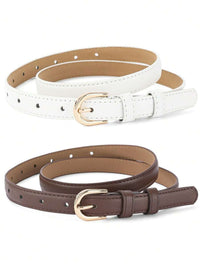 White + Coffee Brown